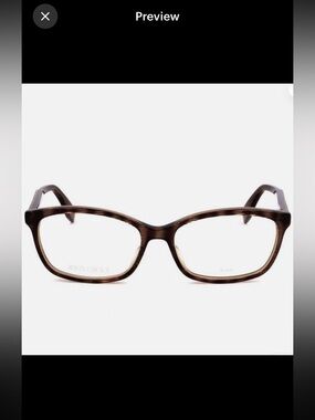 Jimmy Choo 🎉HP🎉🎈striped and glitter eyeglass frames in case. JC140 LY6 140